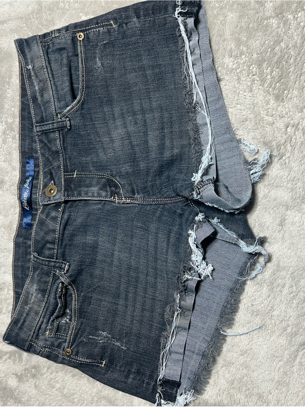 Celebrity Pink Dark Indigo Denim Shorts